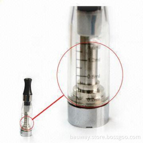 2012 Most Popular Clear Atomizer with 1.6 to 2mL Liquid Capacity, 510 Screw Threads
